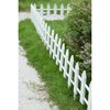 Gardenised White Vinyl Garden Lawn Picket Fence Patio Flower Bed Garden Lawn Gate QI003741.SW